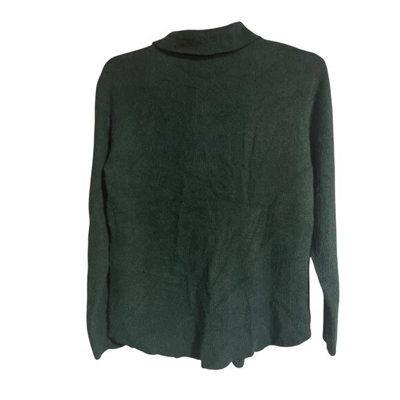 William Rast Womens Button Up Green Knit Shacket Size M Acrylic Nylon Blend - Picture 3 of 6